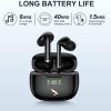 40 Hours Ultra Long Playtime Bluetooth Earbuds High Battery Life